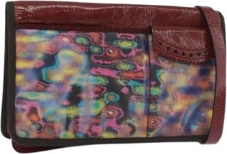 Miu Miu Pre-owned Shoulder Bag - Dames - Vintage Schoudertas - Veelkleurig - ONE Size - Leer - Vintage