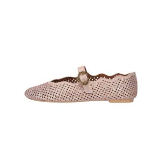 Kurt Geiger Wavy Mayfair Ballerina - Dames - Schoenen - Beige - Maat: 38 EU