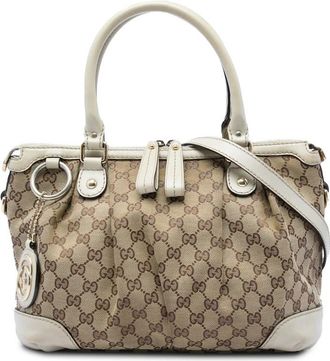 Gucci Pre-owned Gucci GG Canvas Sukey Satchel Ladies 64S2CWILNVNMSC8A