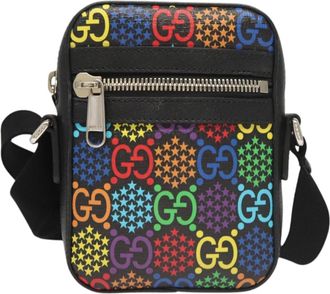 Gucci Psychedelic Multicolour Canvas Shoulder Bag (Pre-Owned)