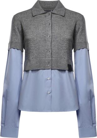 Stella McCartney Donna, Maglie, Grigio, S, new