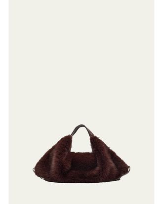3.1 Phillip Lim Luna Medium Faux Fur Shoulder Bag