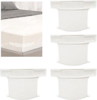 No Brand Clips De Sujeci&oacute;n Para S&aacute;banas De 4 Piezas, Correas El&aacute;sticas Con Abrazaderas, Soportes Antideslizantes Para S&aacute;banas, Protectores De Colch&oacute;n, Mantas Y