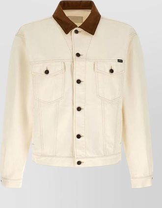 Prada denim single breasted jacket
