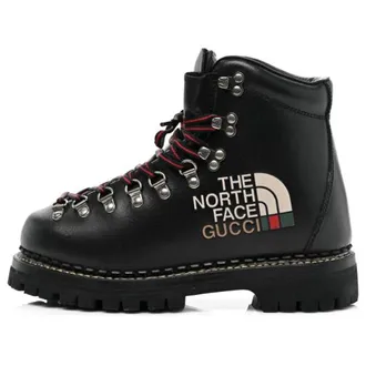 Gucci (WMNS) Gucci Ankle Boot x The North Face Black 655398-17U10-1000