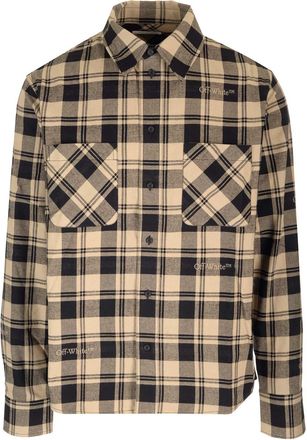 Off-white Check Flannel Shirt