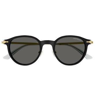 Montblanc Sunglasses Mb0362 S 001 Gold/Grey Men