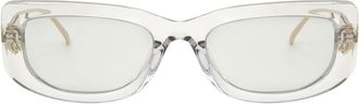 Prada PR 14YS 12R50K Womens Sunglasses Grey Size 53