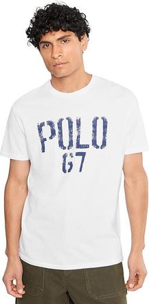 Polo Ralph Lauren Classic Fit Jersey Graphic T-Shirt Mens Clothing White : 2XL, Cotton