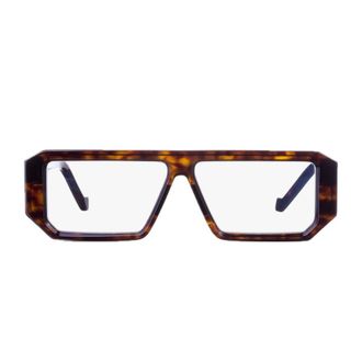 Vava Bl0030 Black Label Bold Rectangular Havana Sunglasses