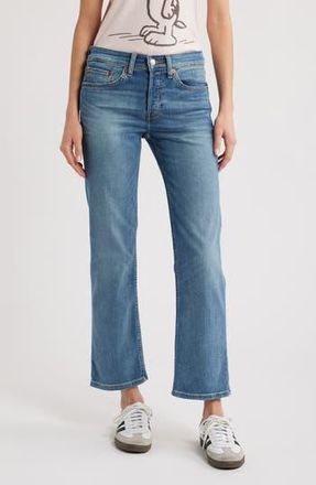 Re/Done Slim Straight Crop Jeans in Blasted at Nordstrom Rack, Size 28