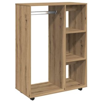 Berkfield Home Wardrobe Artisan Oak 80x40x110 cm Engineered Wood in Brown | Size: 80 x 40 x 110 cm