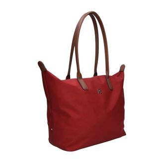 Tommy Hilfiger Popette Tote - Dames - Tassen - Rood - Maat: ONE Size Nylon