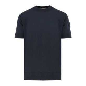 Moncler Heren, Tops, Blauw, Maat: XL Katoen