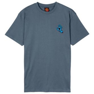Santa Cruz Screaming Hand Chest T-Shirt T-Shirt f&uuml;r Herren | blau
