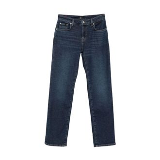 7 For All Mankind Straight Jeans, female, Blue, Size: W33 Calie Straight Jeans