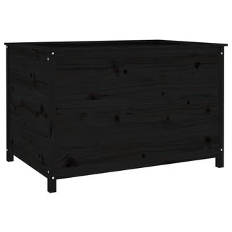 Berkfield Home Garden Raised Bed Black 119.5x82.5x78 cm Solid Wood Pine