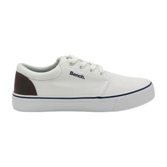 Bench Heren Donnie canvas sneakers met contrasterende panelen (Wit)