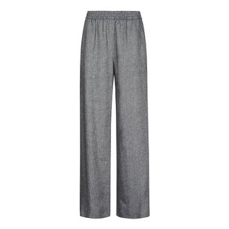 Eleventy Wide Trousers, female, Blue, Size: XS Wide Trousers