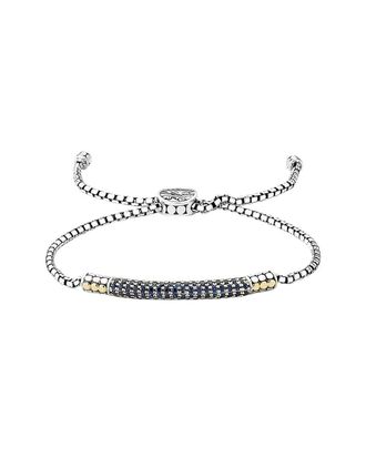 Samuel B. 18K & Silver 1.41 Ct. Tw. Blue Sapphire Bracelet