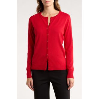 By Design Lightweight Garden Cardigan in Tango Red at Nordstrom Rack, Size X-Large