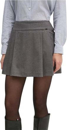 Gaud&igrave; Pliss&eacute; Rok - Dames - Korte rokken - Grijs - L - Polyester - Rokken