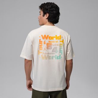 Nike Jordan Mens Jordan Brooklyn Festival T-Shirt in Brown | IF3155-110