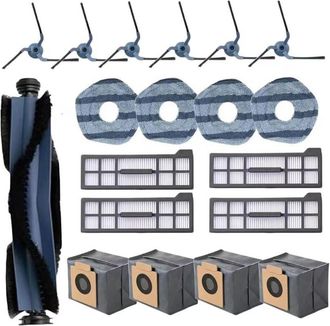 OEM Compatible Con El Kit De Accesorios De 19 Piezas Eufy X10 Pro Para La Aspiradora Omnidireccional Eufy X10 Pro, Que Incluye 1 Cepillo Principal, 6 Cepi