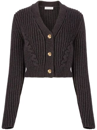 Nina Ricci V-neck knit cardigan - Grey