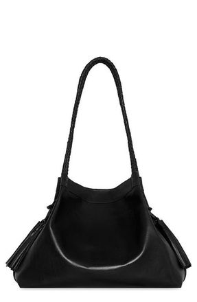 Rebecca Minkoff Lana Tassel Leather Tote in Black at Nordstrom