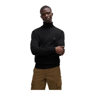 HUGO BOSS Heren, Truien, Zwart, Maat: XL Wol