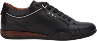 Bally Fridia Leather Low-Top Sneakers, Brand Size 35 ( US Size 4.5 )