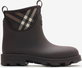 Burberry Rubber Marsh Stamp Low Boots