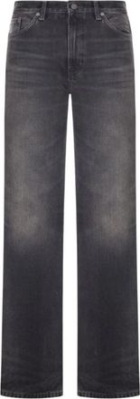 Haikure Korea Vintage Jeans - Dames - Regular Fit Jeans - Zwart - W24 - Katoen - Jeans