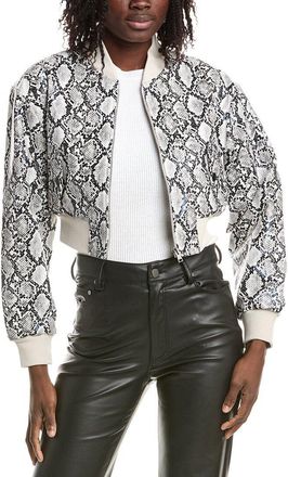 LaMarque Cropped Bomber Jacket