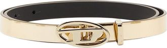 Diesel Golden Logo Buckle Belt