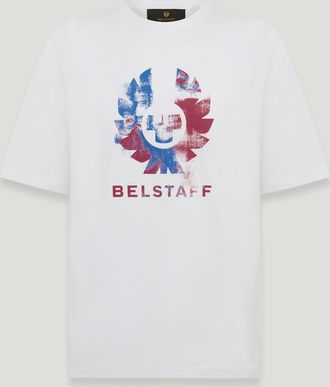 Belstaff Belstaff Camiseta Con Estampado Gráfico Blur Phoenix para hombre Punto de algodón Blanco 2XL