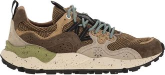 Flower Mountain Yamano 3 - Suede And Fabric Sneakers