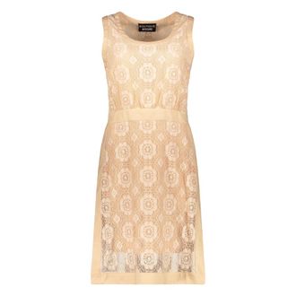 Moschino Mouwloze kanten jurk - Dames - Zomerkleedjes - Roze - S - Katoen - Kleedjes