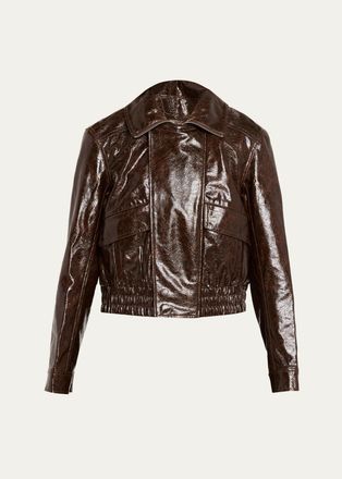 Cinq &agrave; Sept Tumbled Vegan Leather Jacket