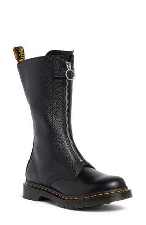 Dr. Martens 1B99 Front Zip Leather Boot in Black at Nordstrom Rack, Size 6Us/ 4Uk