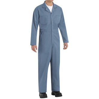 Red Kap Mens Twill Action Back Coverall Work Utility, Postman Blue, 48