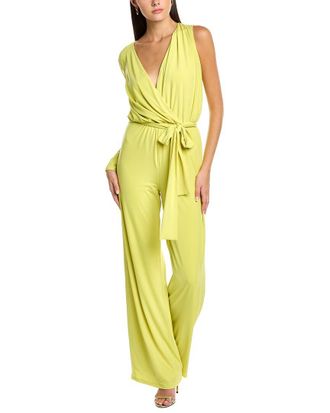 Halston heritage gold jumpsuit on sale