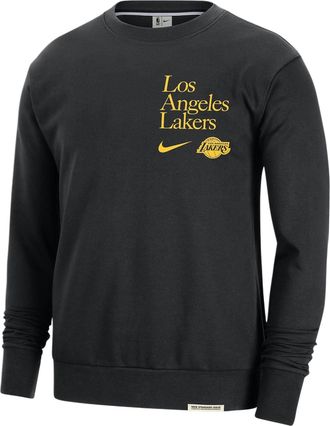 Nike x NBA Los Angeles Lakers Crew-Neck Sweatshirt Black FD8654-010