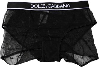 Dolce & Gabbana Underwear - Dames - Onderbroek - Zwart - S - Ondergoed