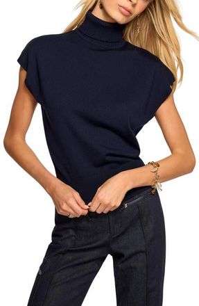 Ramy Brook Natalie Wool Turtleneck Sweater in Navy at Nordstrom, Size Xx-Large