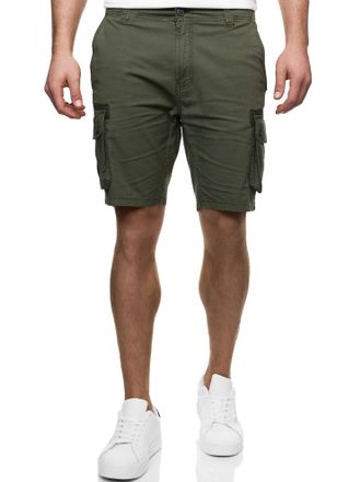 Indicode Cargohose INDICODE INLanny, Herren, Gr. L, N-Gr, gr&uuml;n (army), Web, Obermaterial: 98% Baumwolle, 2% Elasthan, unifarben, regular fit knielang, Hosen Ca