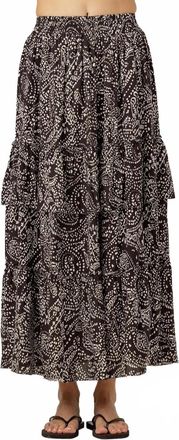 Sundays Yara Slit Maxi Skirt In Black