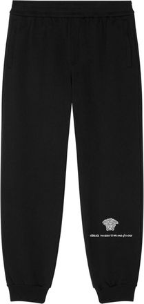 Versace Medusa Milano track pants - men - Cotton/Cotton - S - Black