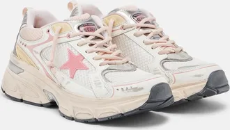 Golden Goose Lightstar leather-trimmed sneakers